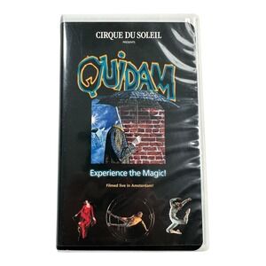 Cirque du Soleil Quidam VHS Tape Filmed Live in Amsterdam Experience the Magic